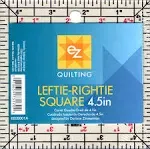 EZ Quilting Leftie-rightie Square 4.5" Acrylic Template #ejh