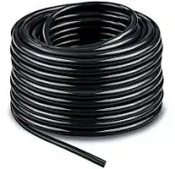 Bonviee 100ft 1/4 inch Blank Distribution Tubing Drip Irrigation Hose Garden Watering Tube Line for Small Garden Irrigation system