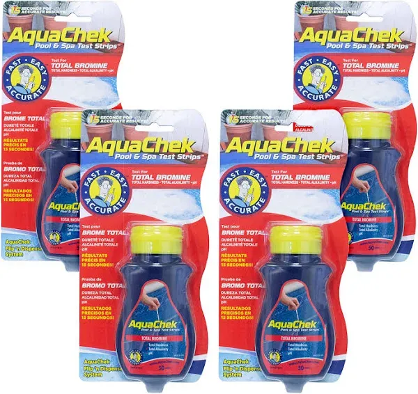 AquaChek Red 50 Bromine Test Strips