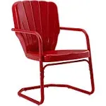 Crosley Ridgeland 2Pc Chair Set - 2 Chairs Bright Red Gloss