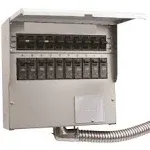 RELIANCE Controls 310D Pro/Tran 2 - 30-Amp (120/240V 10-Circuit) Indoor Transfer Switch