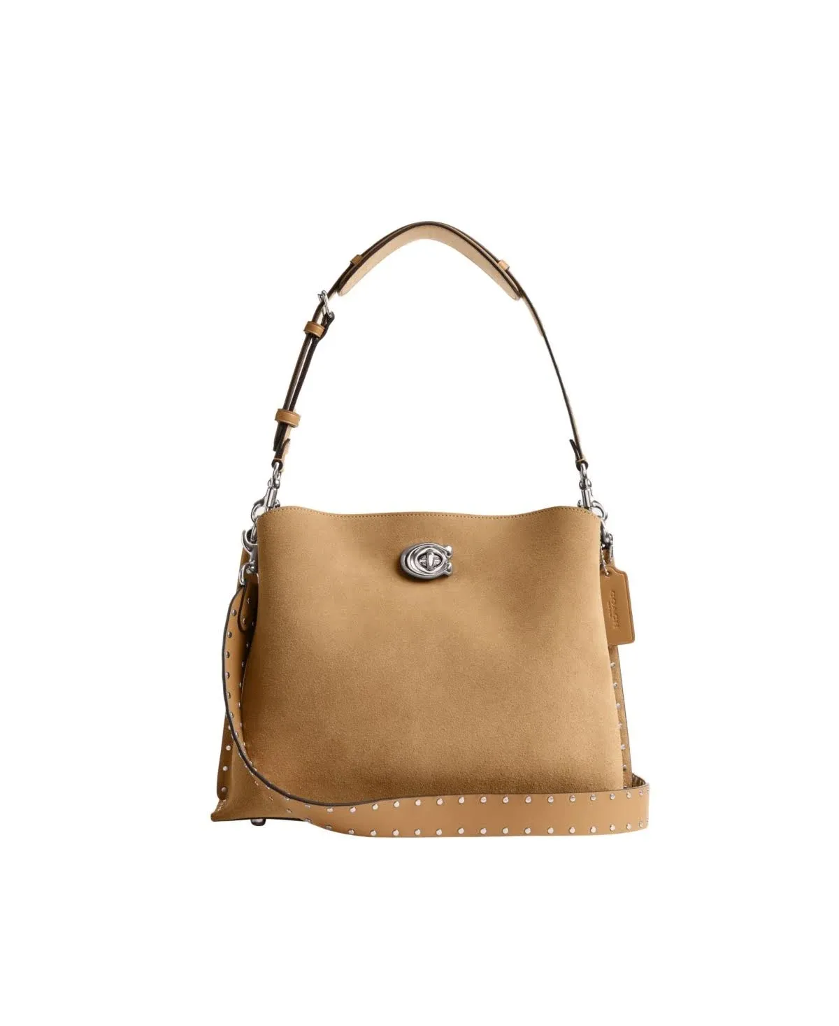 COACH
Willow Leather with Rivets Shoulder Bag