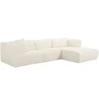 Tarra - Fluffy Oversized Corduroy Modular Sectional