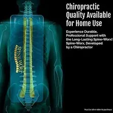 Spine-worx Back Realignment Device Thoracic and Lumbar Relief Back Stretcher Spinal Alignment Back Stretching Device Chiropractic Alignment Back