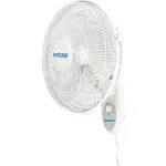 Hurricane Wall Mount Fan - 16 Inch, Supreme Series, Wall Fan with 90 Degree