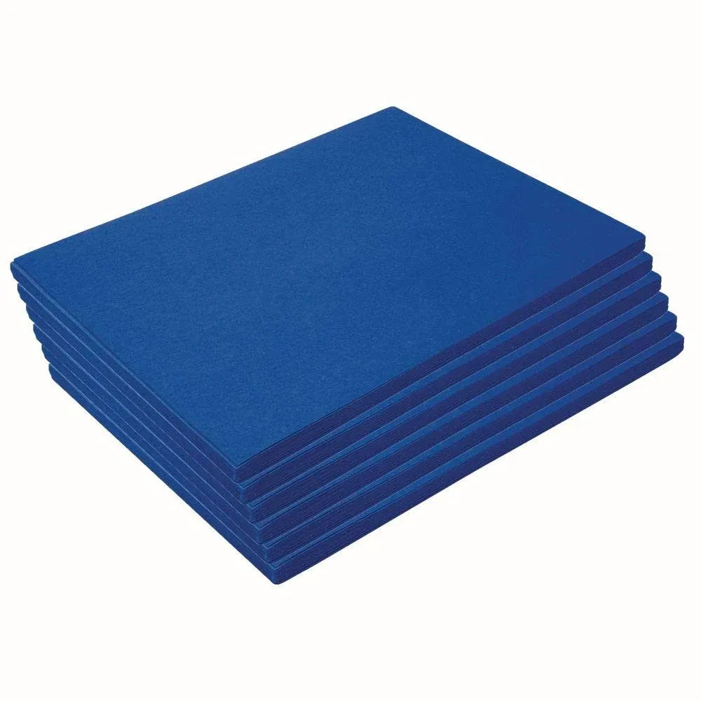 Colorations® Bright Blue 9" x 12" Heavyweight Construction Paper Pack - 50 Sheets