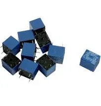 10pcs DC 9V Coil 7A 240VAC 10A 125VAC/28VDC 5 Pins SPST Power Relay JQC-3F