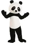 HalloweenCostumes.com Small Kids Panda Bear Costume, Black/White