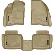 Husky Liners 10-13 Ford Taurus WeatherBeater Combo Tan Floor Liners