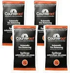 Counteract 6OZ-B4 Centrifugal Force Tire/Wheel Balancing Beads - Off-Road Vehicles, Light Duty Truck Tires, (4) 6oz Balance Bead Bags, (4) Valve Caps