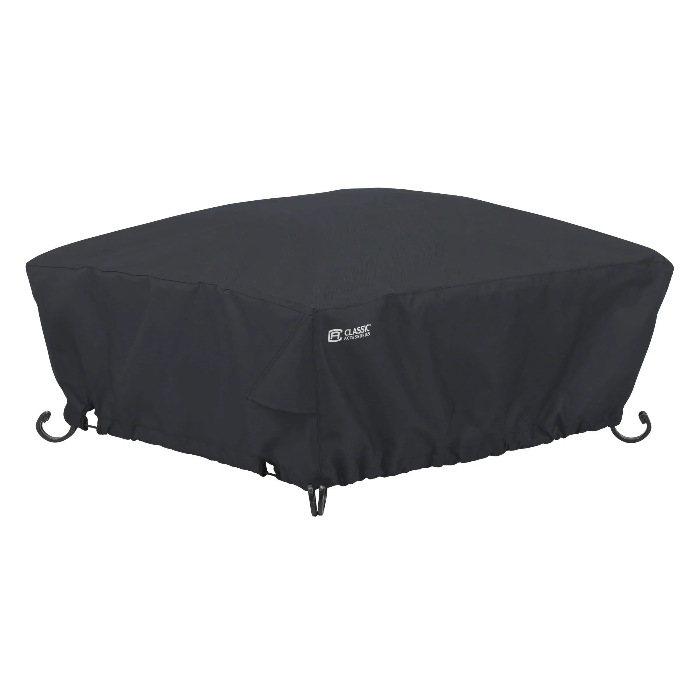 Classic Accessories Full Coverage Square Fire Pit Patio Furniture Cover 36&#034; 