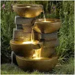 Jeco Pots Water Fountain with Led Light