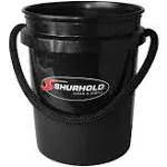 Shurhold Rope Handle Black Bucket 5 Gallon 2452