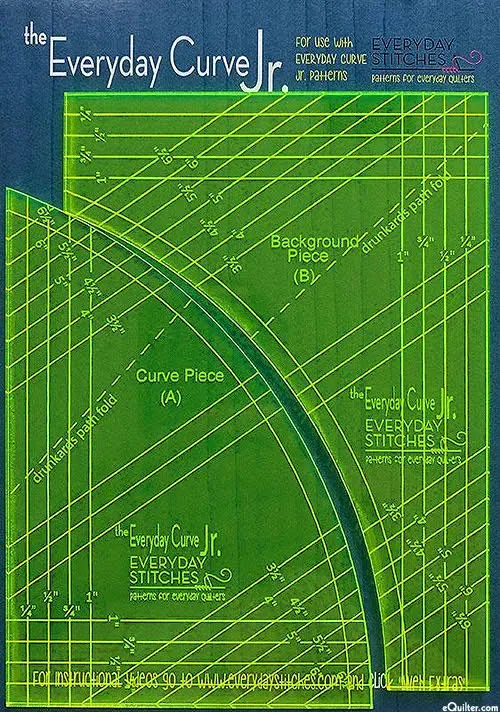 Everyday Stitches Everyday Curve Jr Template Set