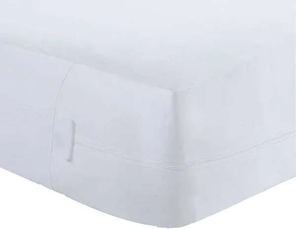 All-in- 1 Mattress Encasement, Full, White