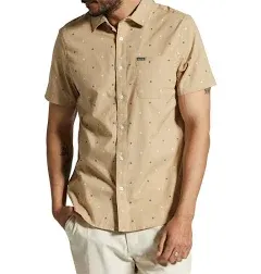 Brixton Charter Print Woven S/S Shirt - Men's