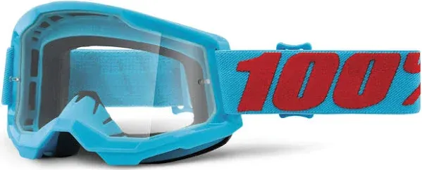 100% Strata 2 Adult MX Goggles - Masego with Clear Lens 50421-101-09