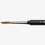 da Vinci Travel Series 1503 Maestro Watercolor Brush, Round Kolinsky Red Sable with Pocket Case Handle, Size 6