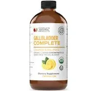 Gallbladder Complete 8oz - Natural Organic Liquid Gallstones Cleanse, Support, & Sludge Formula Supplement