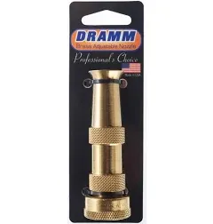 12380 Adjustable Water Hose Nozzle, Heavy Duty Garden Pipe Nozzle, Brass