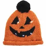 Mud Pie Baby Girls Light Up Hat, Pumpkin, One Size