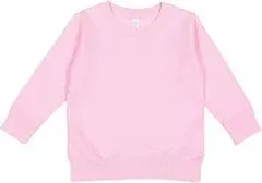 Rabbit Skins 3317 - Toddler Fleece Sweatshirt Pink 2T