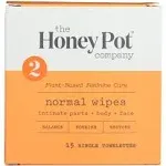 The Honey Pot, Intimate Wipes Normal, 15 Count