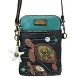 Chala Cell Phone Crossbody - Turtles Navy