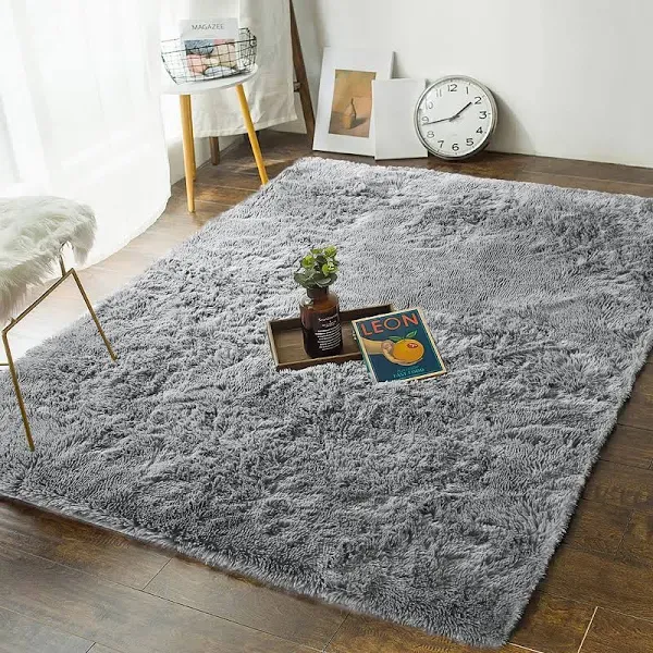 Lfhht Area Rugs For Living Room Indoor Soft Fluffy Shag Bedroom Plush Fuzzy Shaggy Rugs