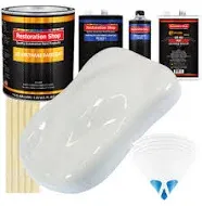 Pure White Gallon Urethane Basecoat Clearcoat Car Auto Paint Fast Kit