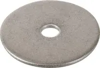 Hillman Stainless Steel 3/16 in. Fender Washer 100 pk