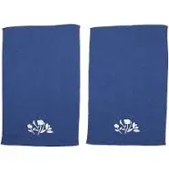 The Lakeside Collection Liberty Floral Bath Set of 2 Hand Towels, Blue