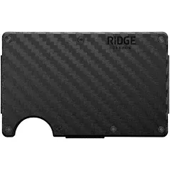 Ridge Men's Carbon Fiber Cash Strap Wallet