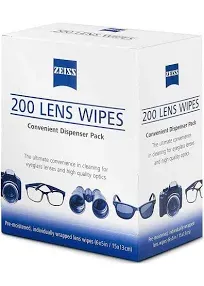 Pre-Moistened Lens Wipes Cleaning Zeiss