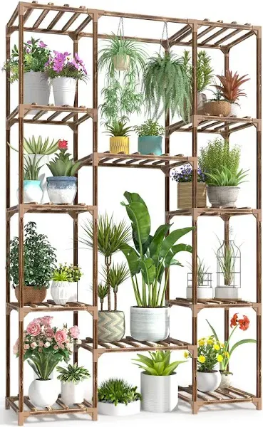 CFMOUR Wood Plant Stand Indoor