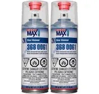 Spray max USC 2k High Gloss Clearcoat Aerosol 2 PACK 11.8 Ounce Pack of 2