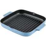 KitchenAid® 11in. Enameled Cast Iron Square Grill Pan - Blue