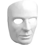 Forum Novelties Adult White Full Face Costume Mask