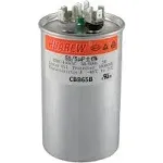 50+5 Uf ±6% 50/5 MFD 370/440 VAC CBB65 Dual Run Start round Capacitor for Conden