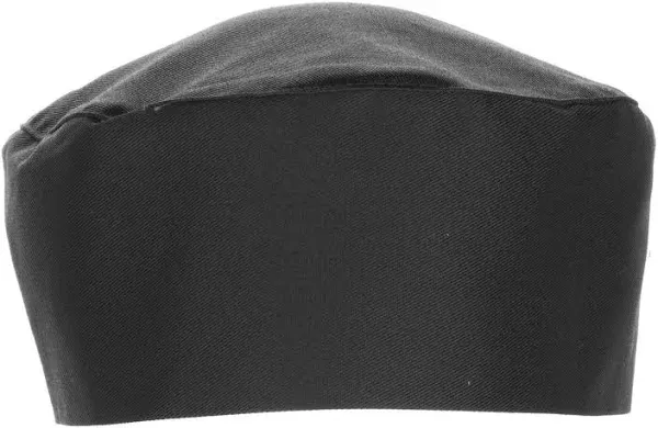 Unisex Adult Cool Vent Chef Beanie Black One Size