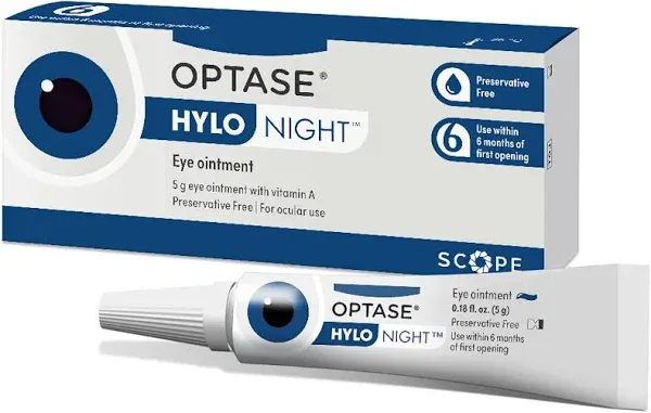 Optase Hylo Night Eye Ointment