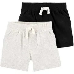 Baby 2-Pack Cotton Pull-On Shorts