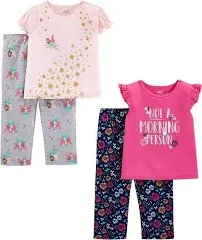 Simple Joys by Carter's Girls' 4-Piece Poly Pajamas