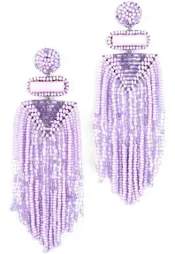 Deepa Gurnani Jody Beaded Tassel Earrings