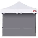 MASTERCANOPY Instant Canopy Tent Sidewall for 10x10 Pop Up Canopy, 1 Piece, Gray