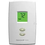 Honeywell TH1100DV1000 PRO 1000 Vertical Non-Programmable Heat Only Thermostat - White