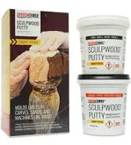 System Three 1-Quart SculpWood Moldable Epoxy Putty, 90301