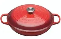 Le Creuset Enameled Cast-Iron 2-1/4-Quart Buffet Casserole, Flame