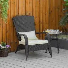 Outsunny Patio Adirondack Chair