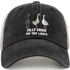 Silly Goose Hat Silly Goose On The Loose Hat for Men Baseball Hats Fashionable Caps